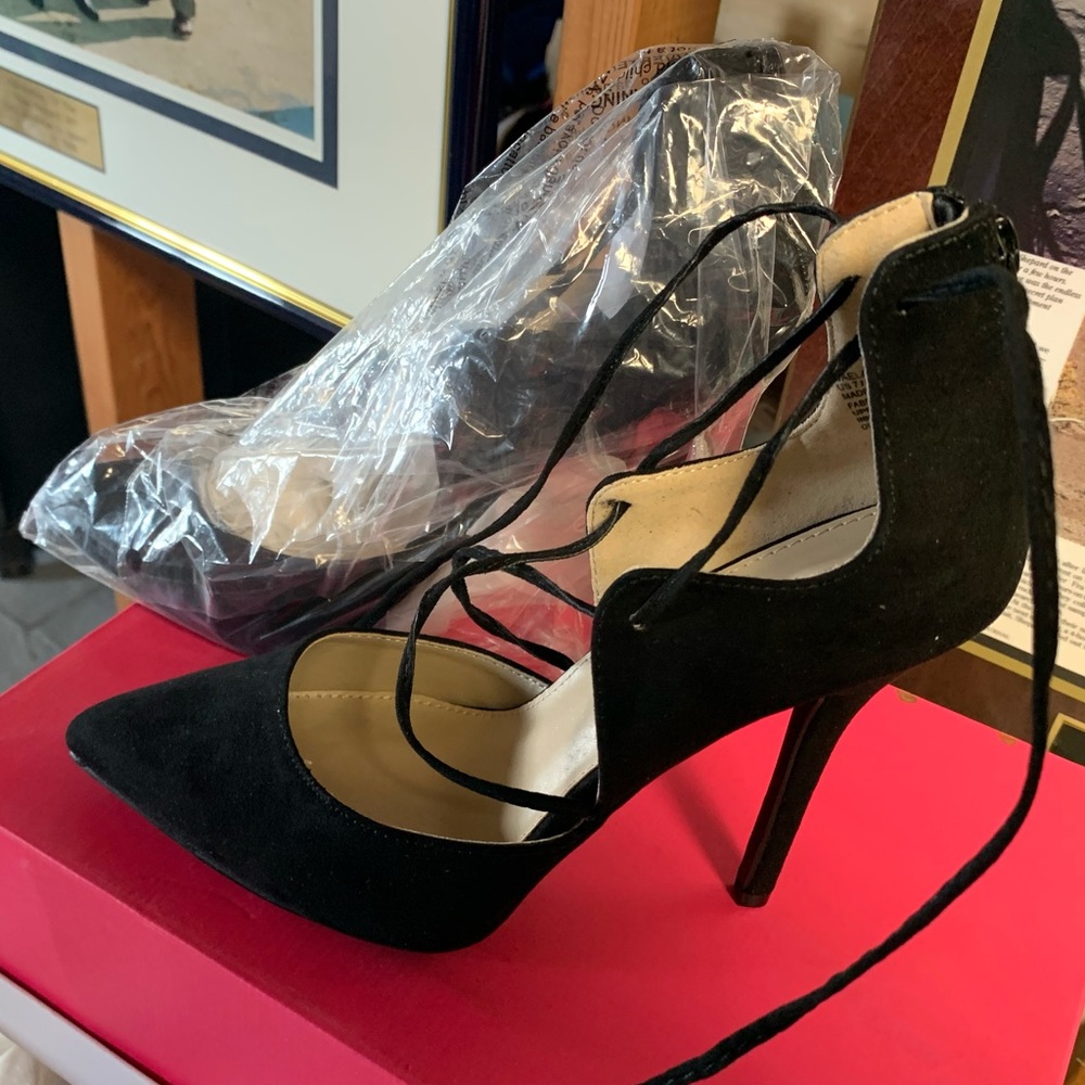 Lace Up High Heels